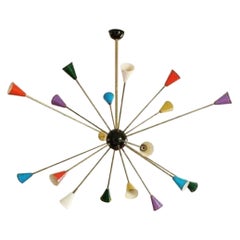 Vintage Big Colour Sputnik Style vintage 1980s