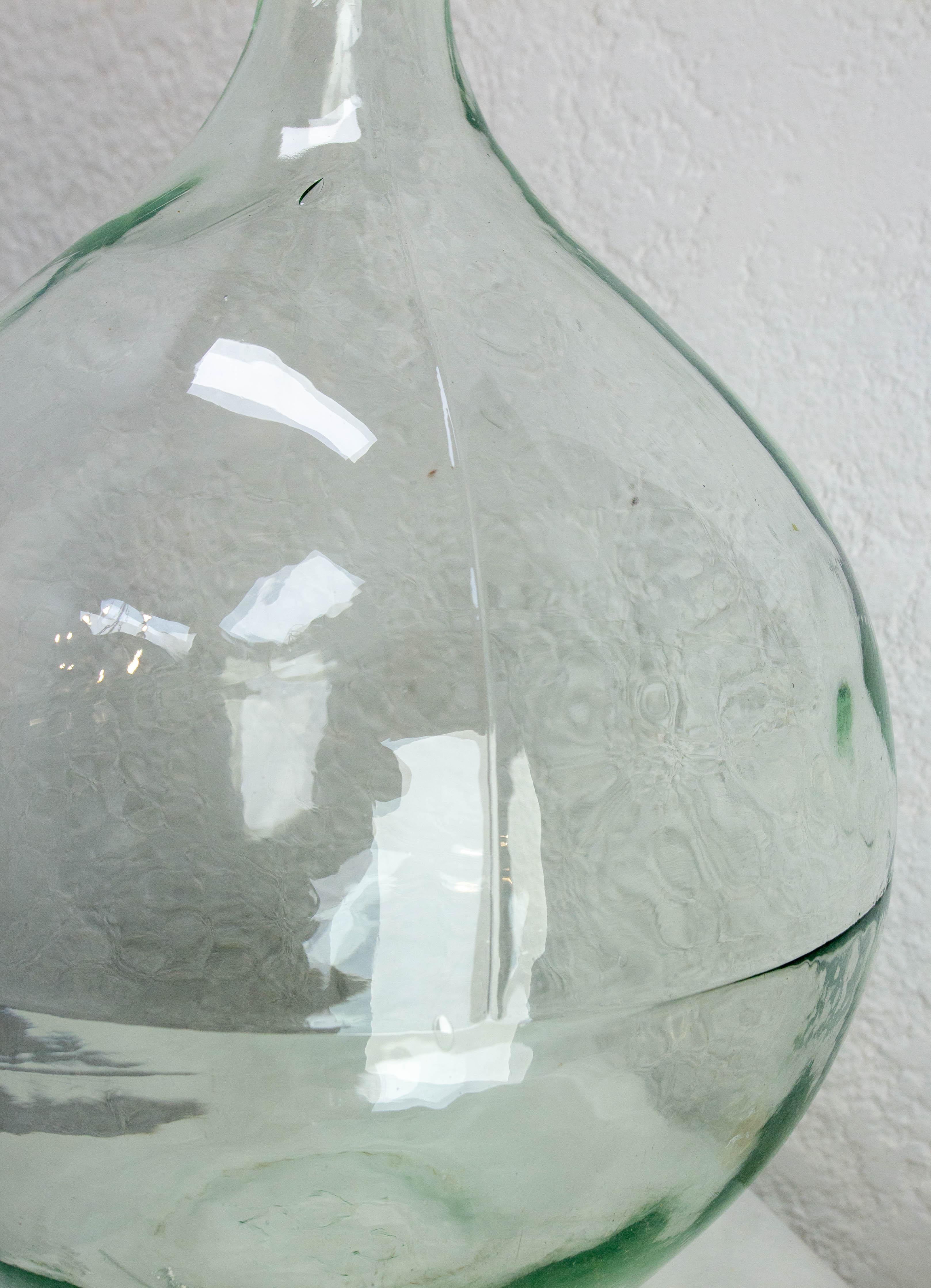 Verre Demijohns Lady Jeanne ou Carboy - Grande bouteille en verre en vente