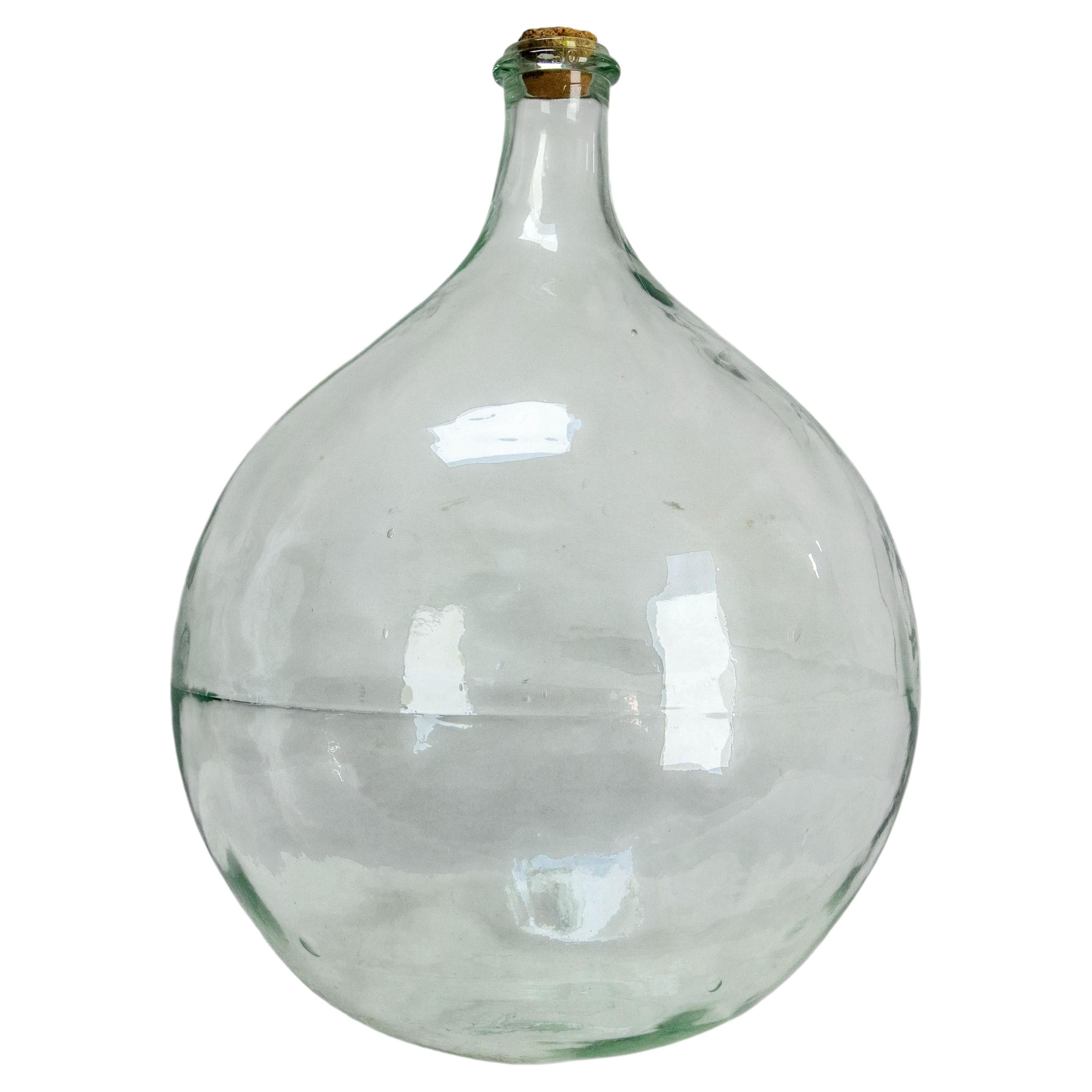 Vintage Big Glass Bottle Demijohns Lady Jeanne or Carboy