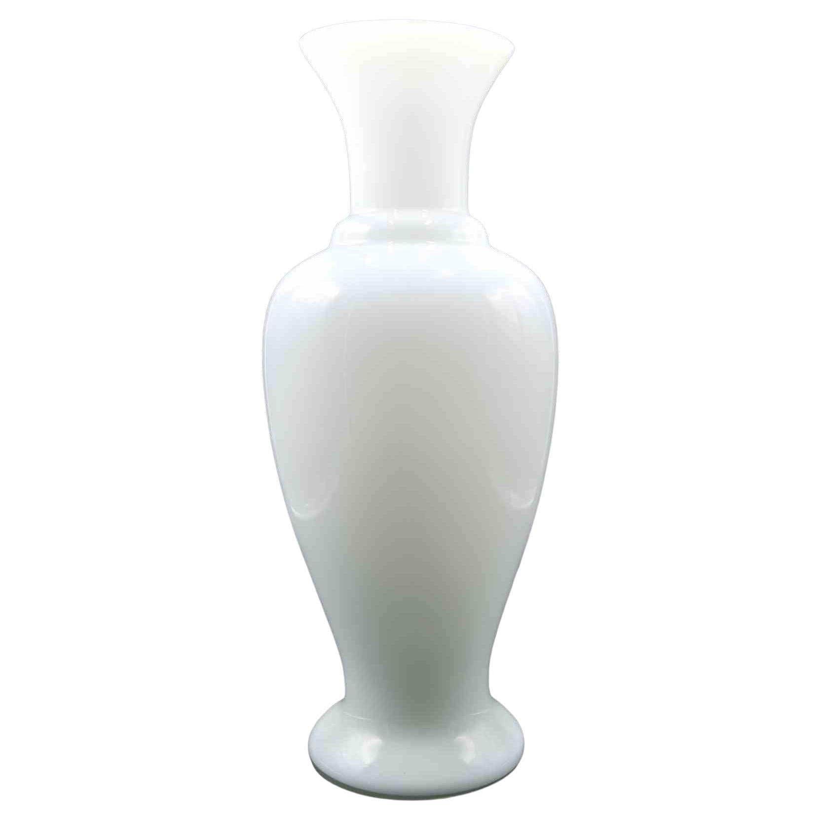 Grand vase vintage en verre de Murano par Venini, années 1970 en vente