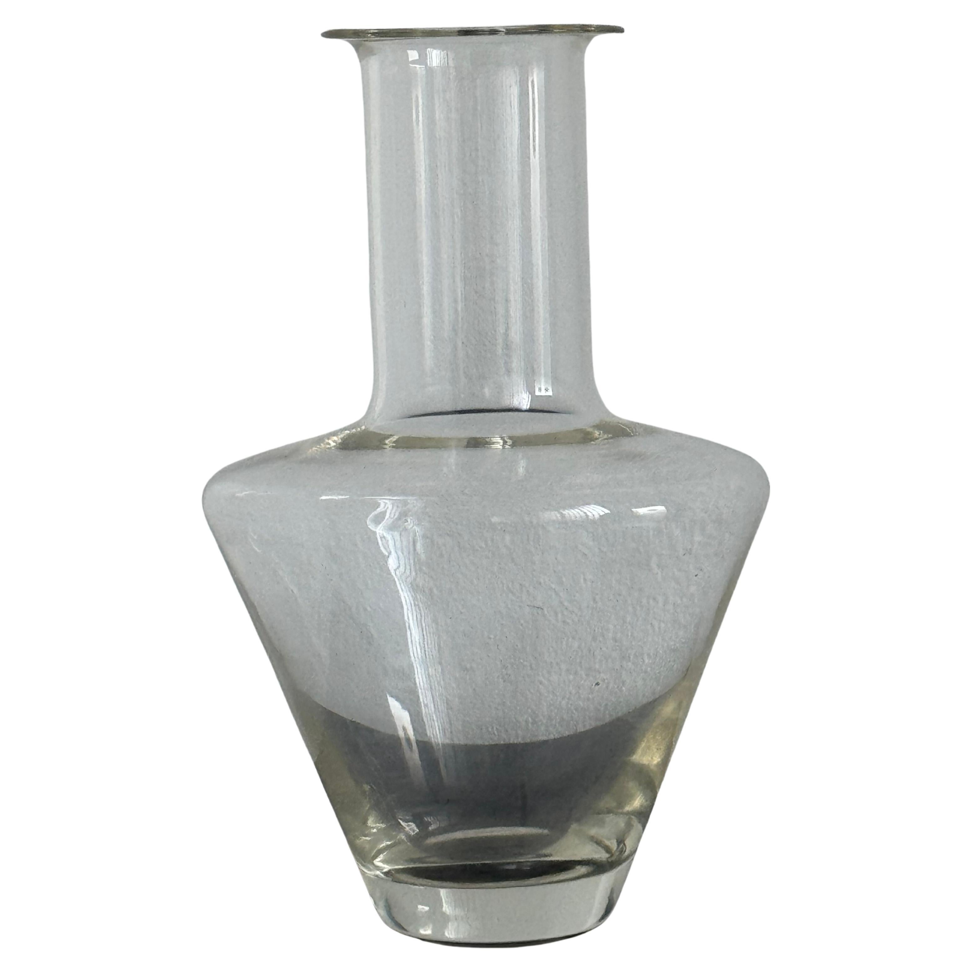 Vaso di Murano grande d
epoca in vetro trasparente, Carlo Nason in vendita