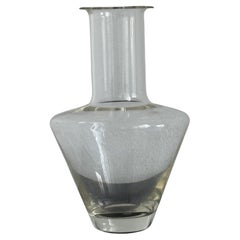 Vintage Big Murano Vase jar clear Glass, Carlo Nason