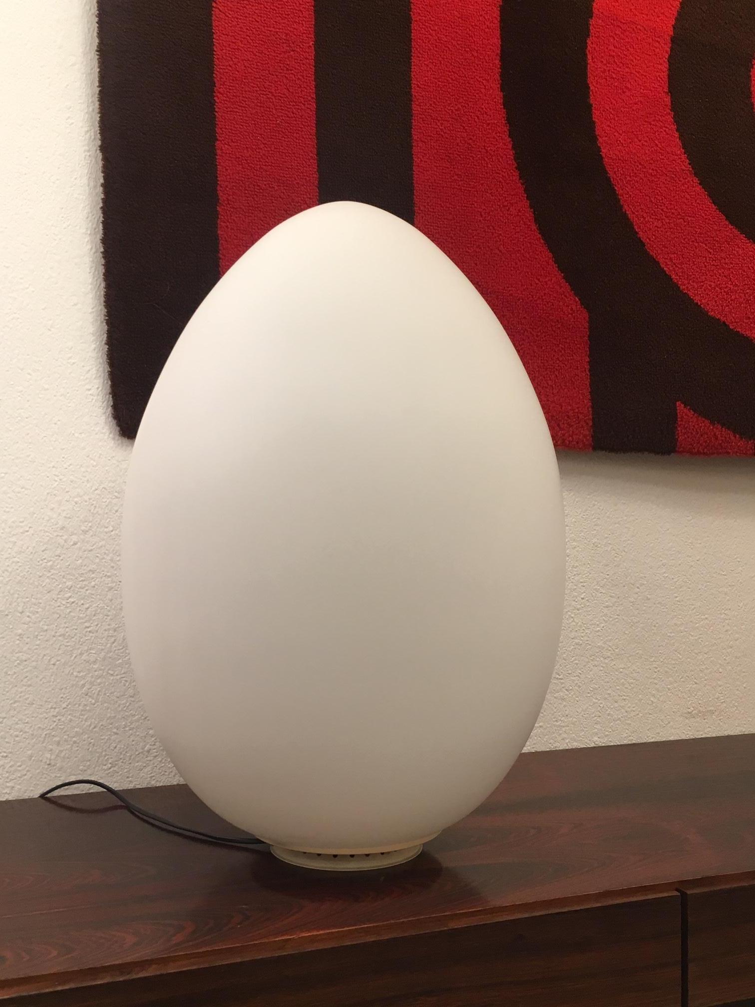 vintage egg lamp