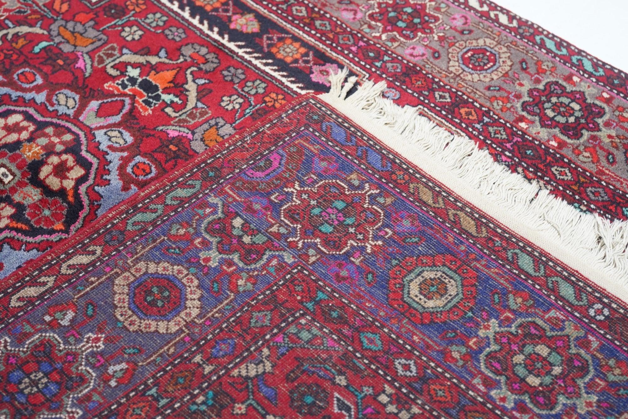 Vintage Bijar Rug 4'6'' x 8'0