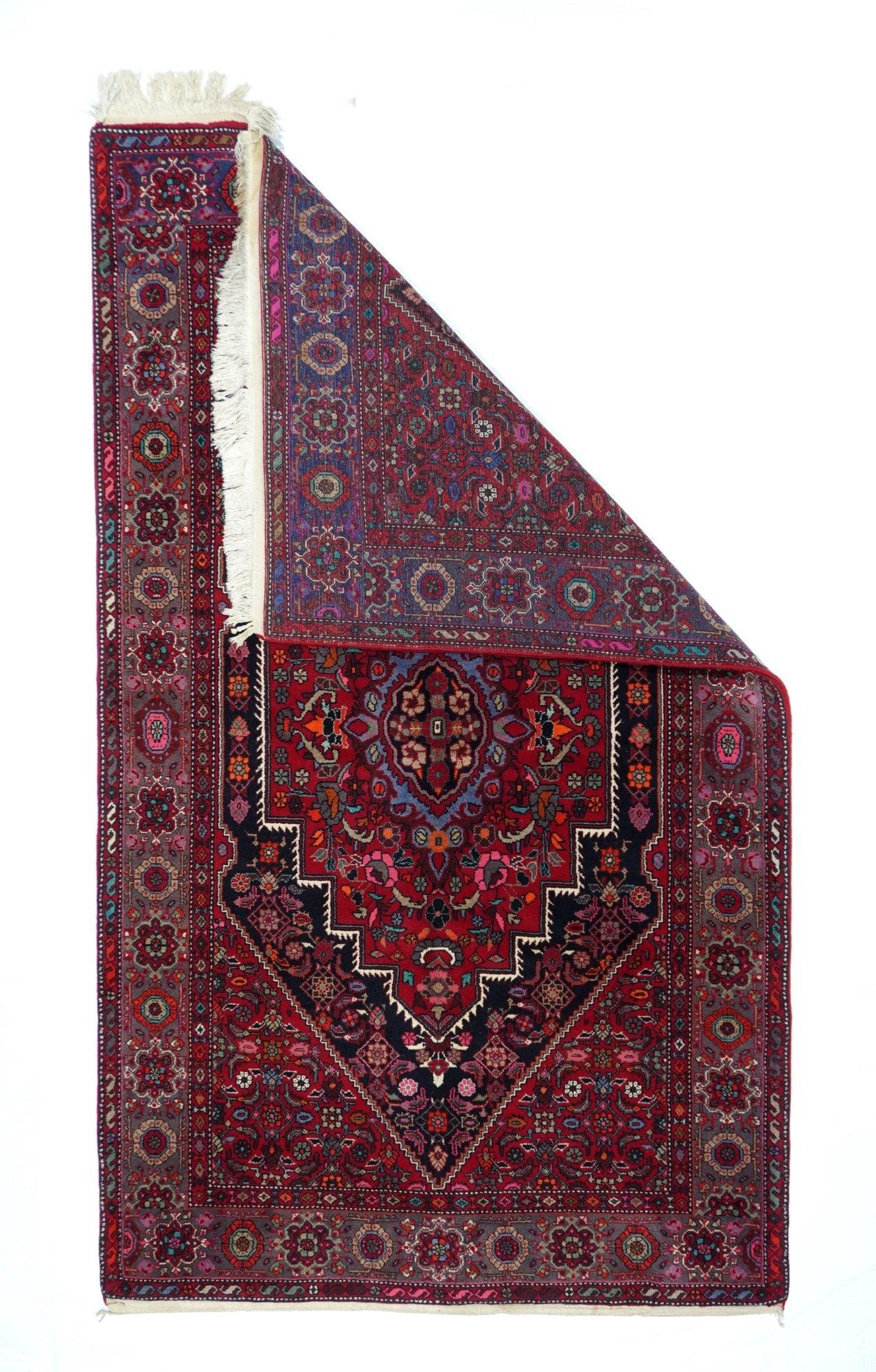 Vintage Bijar Rug 4'6'' x 8'0