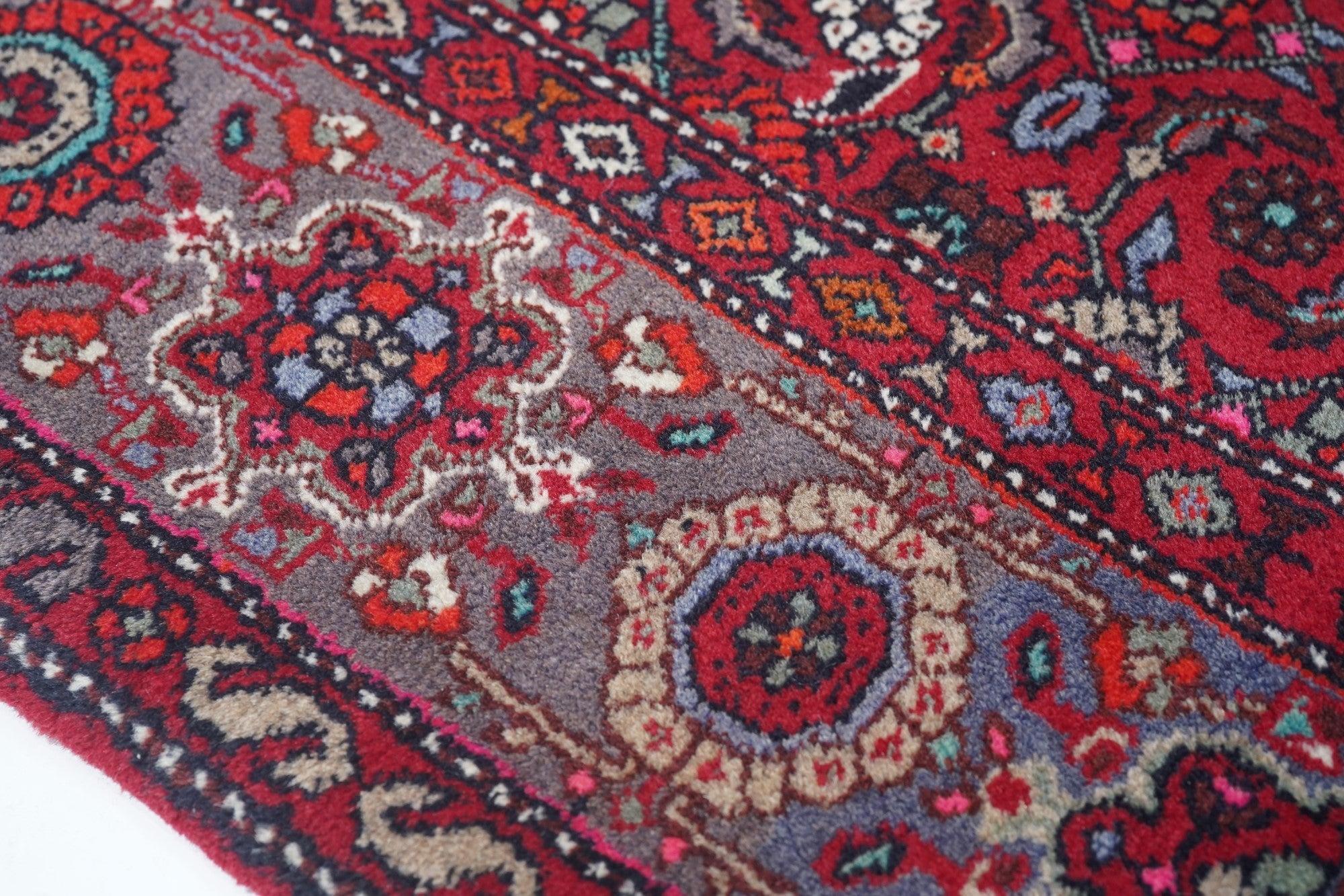 Vintage Bijar Rug 4'6'' x 8'0