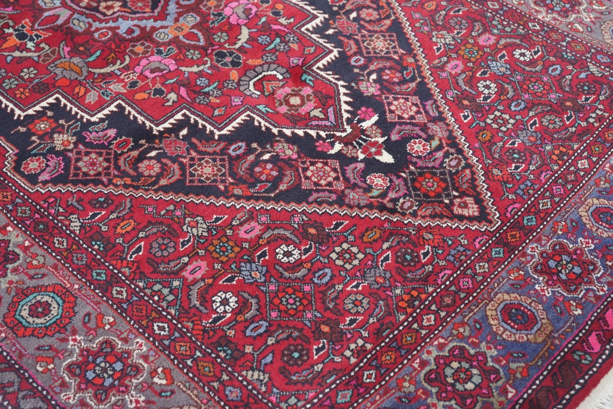 Wool Vintage Bijar Rug 4'6'' x 8'0
