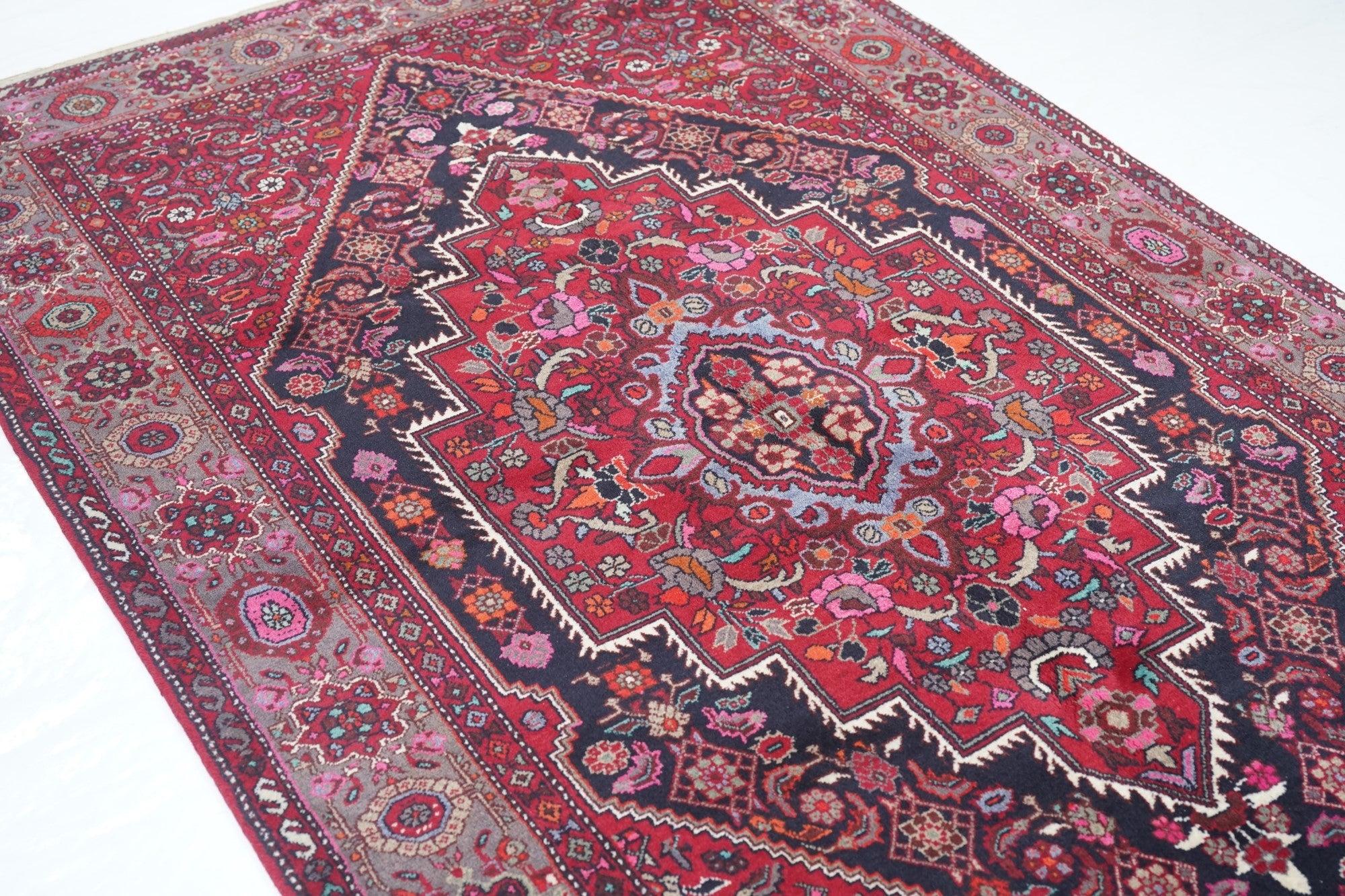 Vintage Bijar Rug 4'6'' x 8'0