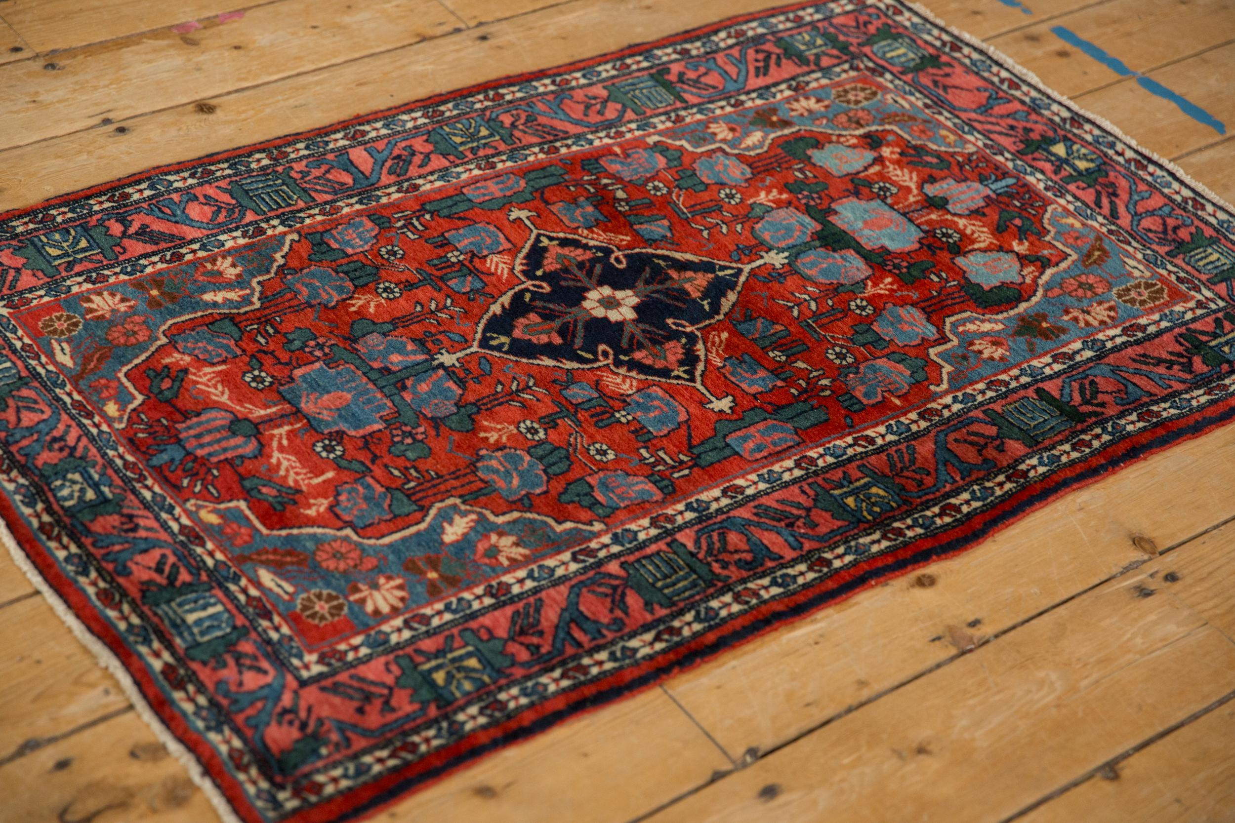 Vintage Bijar Teppich (Handgeknüpft) im Angebot