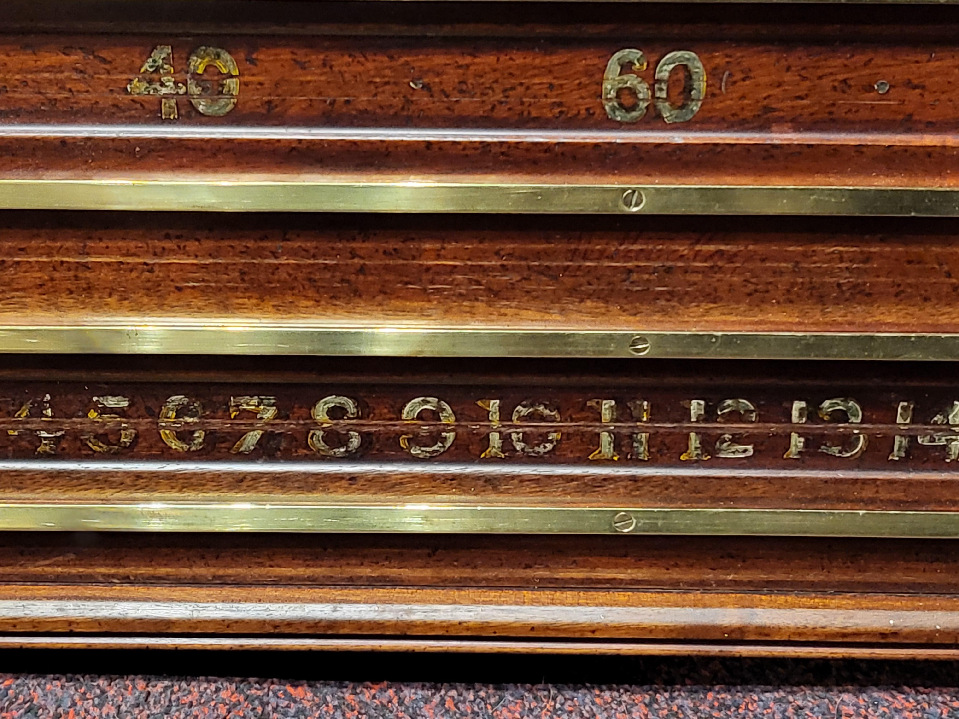 Billiard- Score Board im Vintage-Stil (Edwardian) im Angebot
