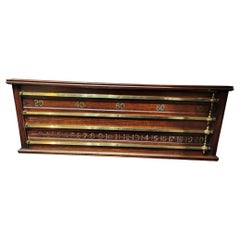 Tabellone da biliardo vintage