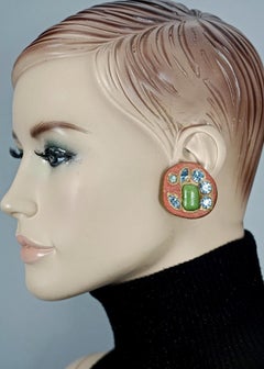 Vintage BILLY BOY SURREAL Bijoux Caillou Earrings