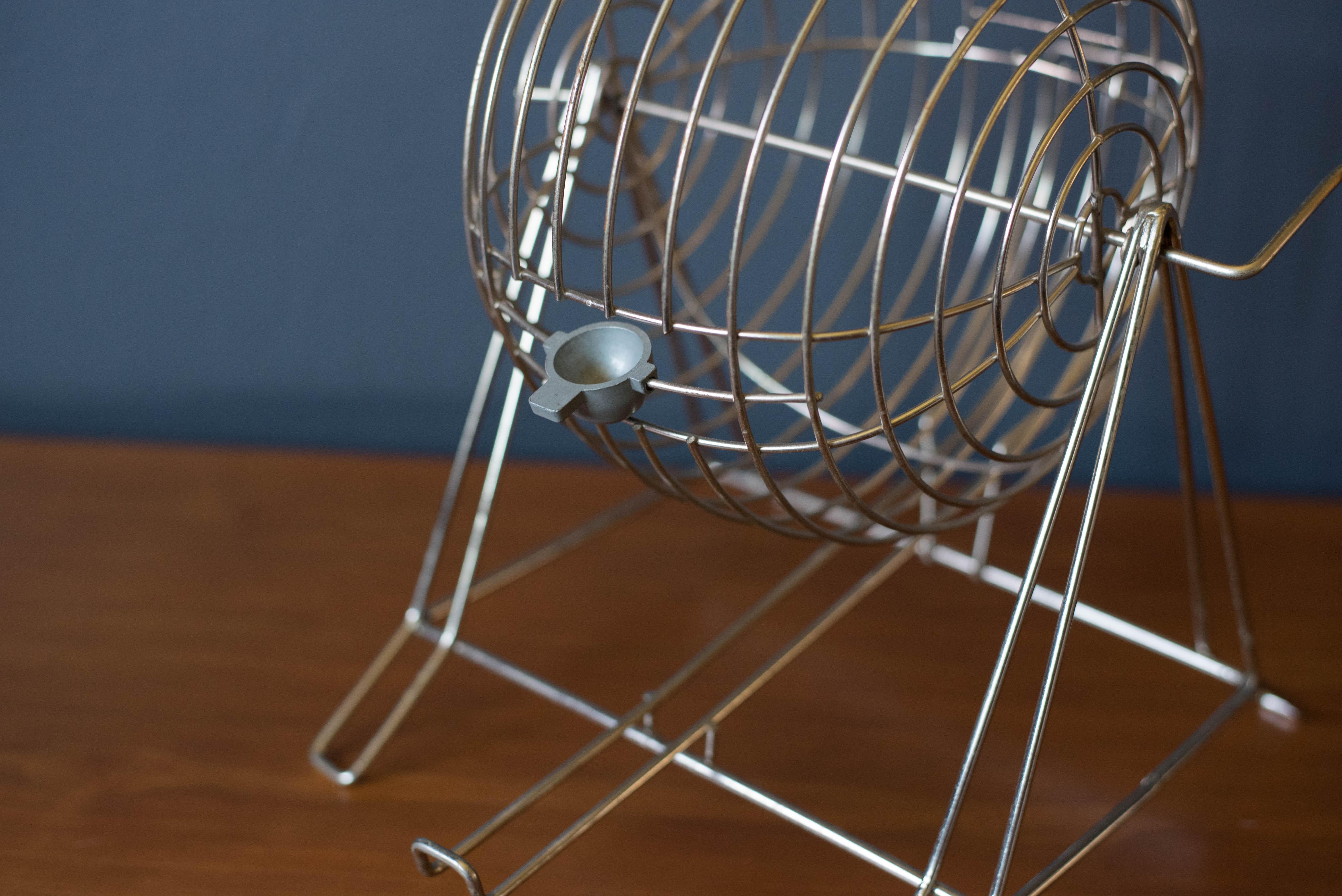 Metal Vintage Bingo Game Set