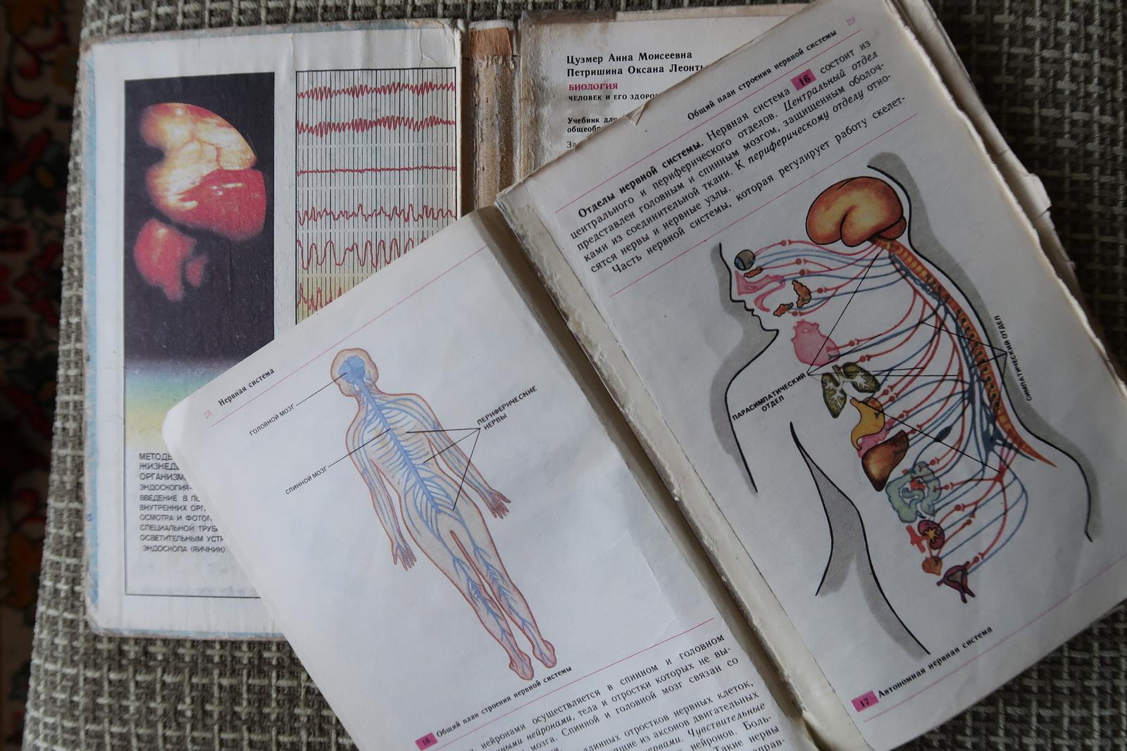 Late 20th Century Vintage Biology Textbook: 9th Grade, Circa 1994 - in Russian, 1J127 For Sale