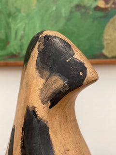 Vintage Biomorphic Clay Signed Sculpture by Washington Artist Ruth Pumphrey