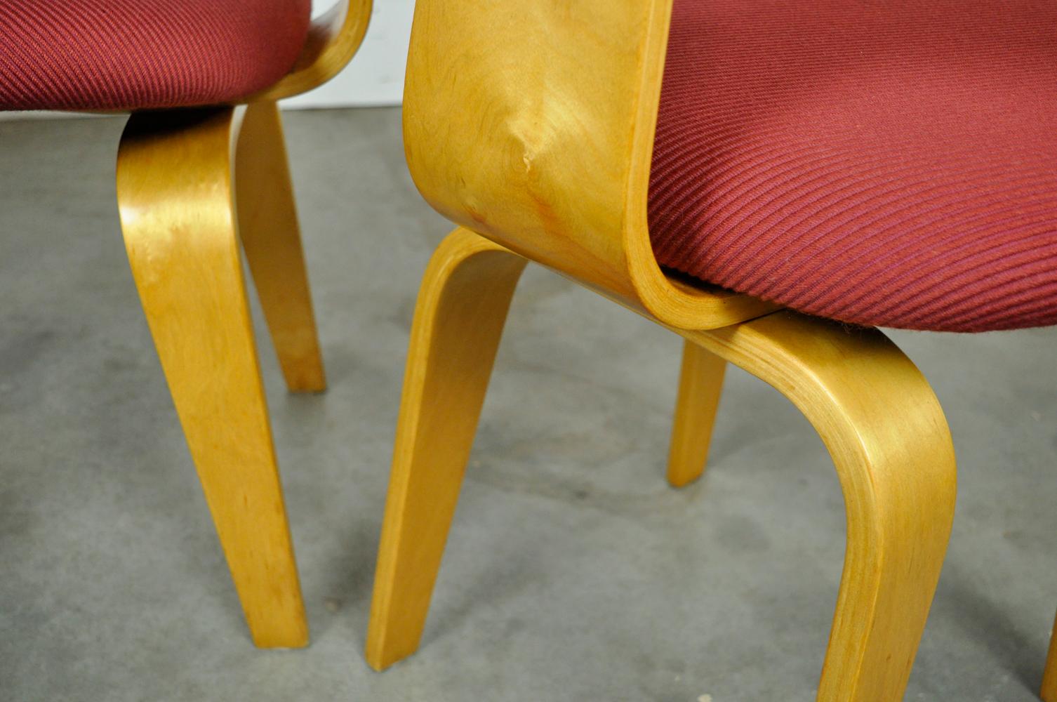 Vintage birch dining table chairs SB02 designed by Cees Braakman in 1952, Pastoe 6