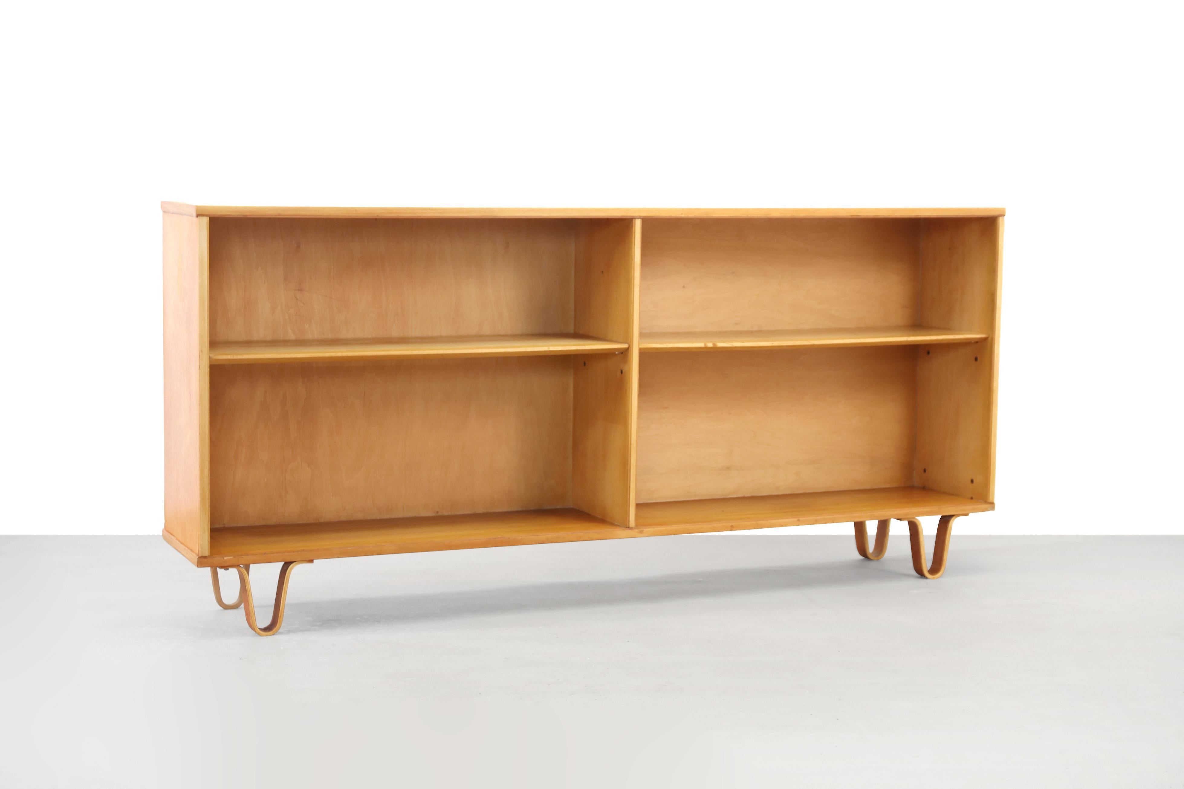 Vintage Birch Series Bookcase by Cees Braakman for Pastoe In Fair Condition In Amsterdam, Noord Holland