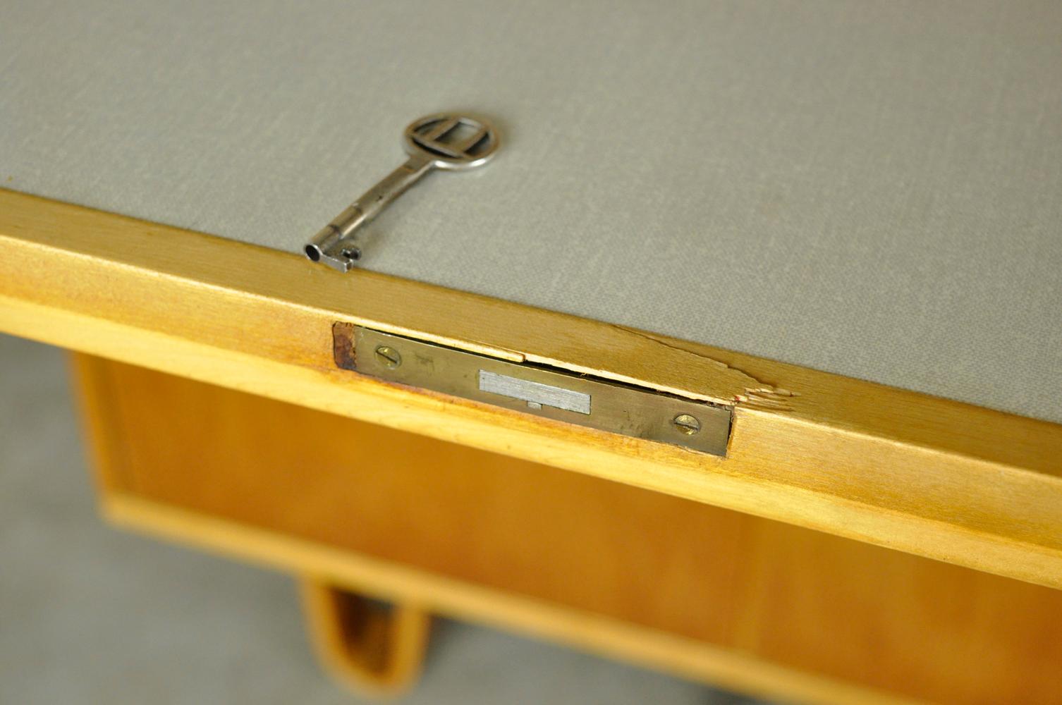 Buffet-secrétaire vintage en bouleau CB01 par Cees Braakman pour Pastoe, années 50 9