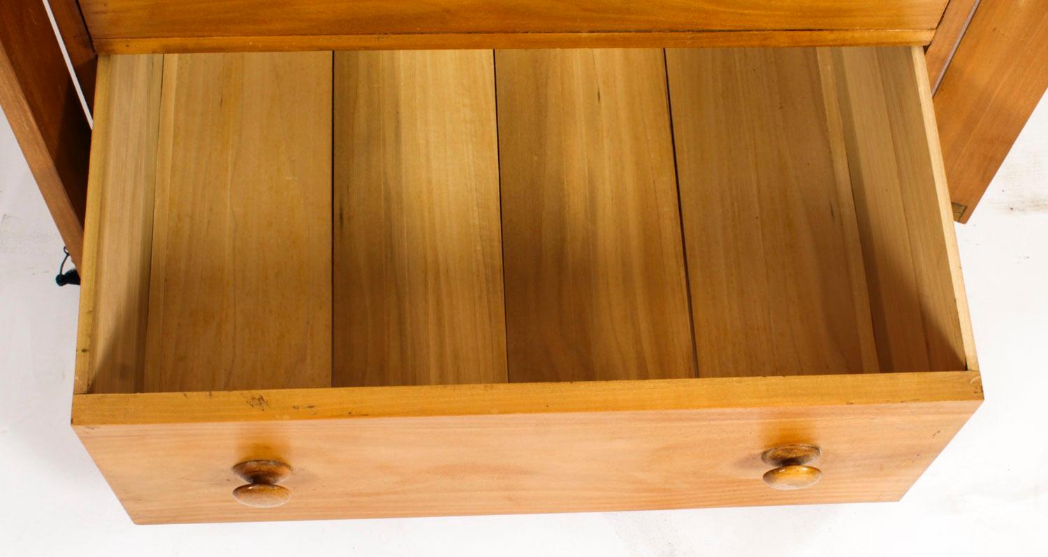 Vintage Birch wood Wellington Chest Late 20 Century For Sale 8