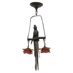 Vintage Bird Light Fixture