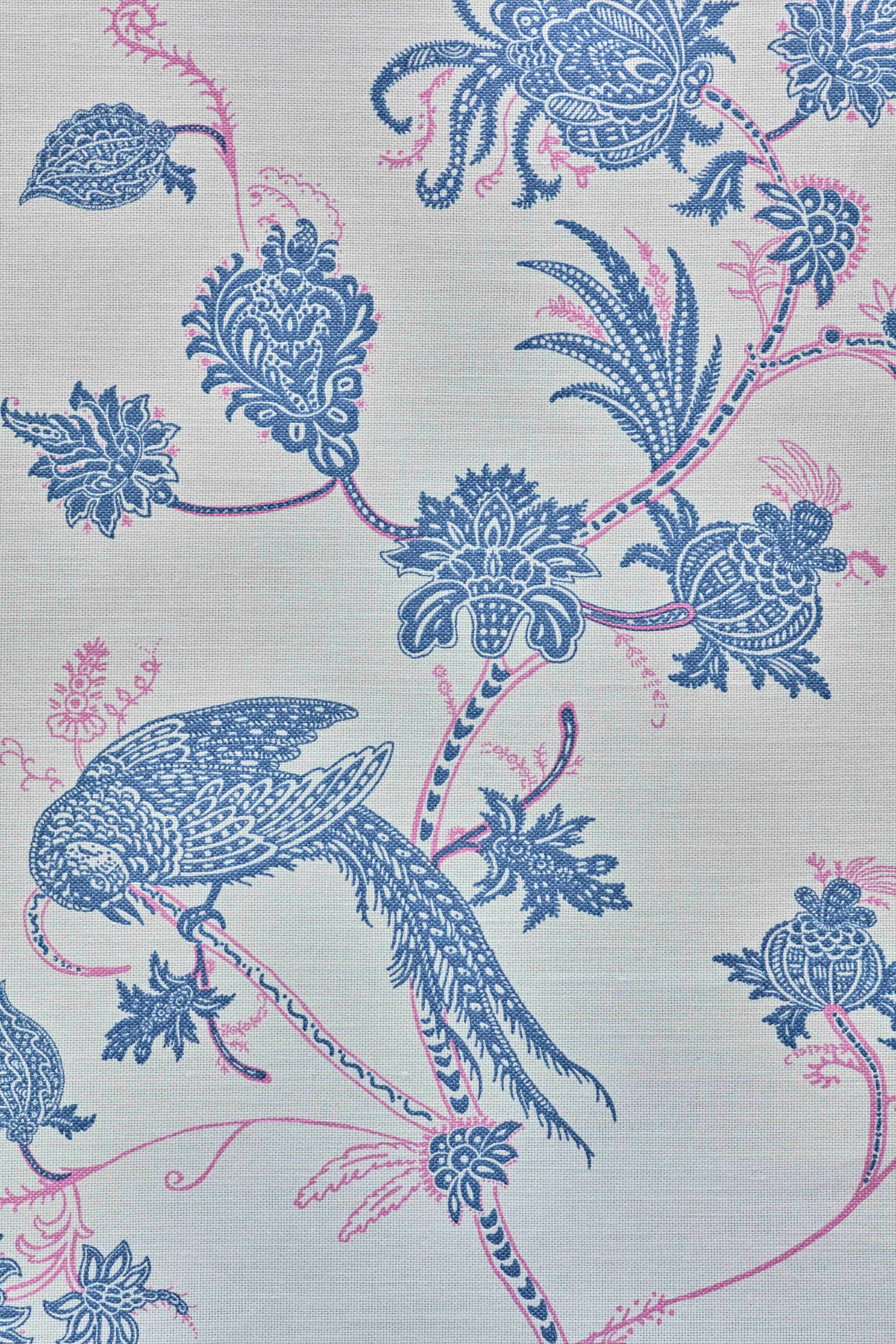 vintage bird fabric