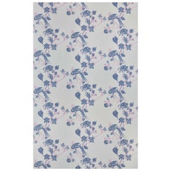 
Vintage Bird Trail
 Contemporary, Traditional Wallpaper in Blue/Pink