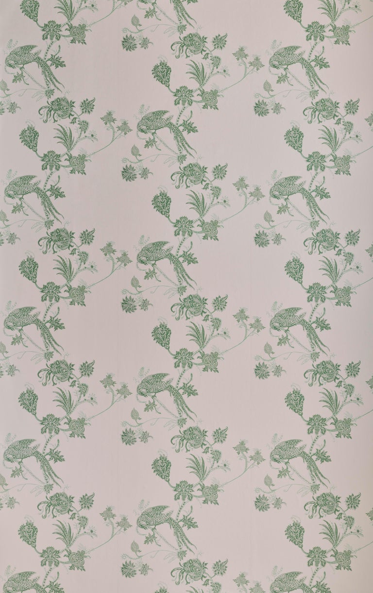 'Vintage Bird Trail' Contemporary, Traditional Wallpaper in Plaster ...
