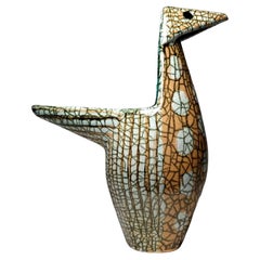 Vase vintage en forme d'oiseau par Gorka Géza par Applied Arts Company 1959 Hongrie