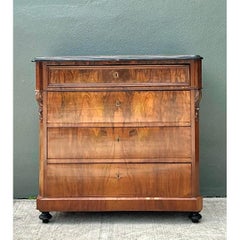 Vintage Birdseye Maple Bachelors Chest After Biedermeier