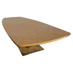 186”x60” Vintage Birdseye Maple Zographos Conference Table