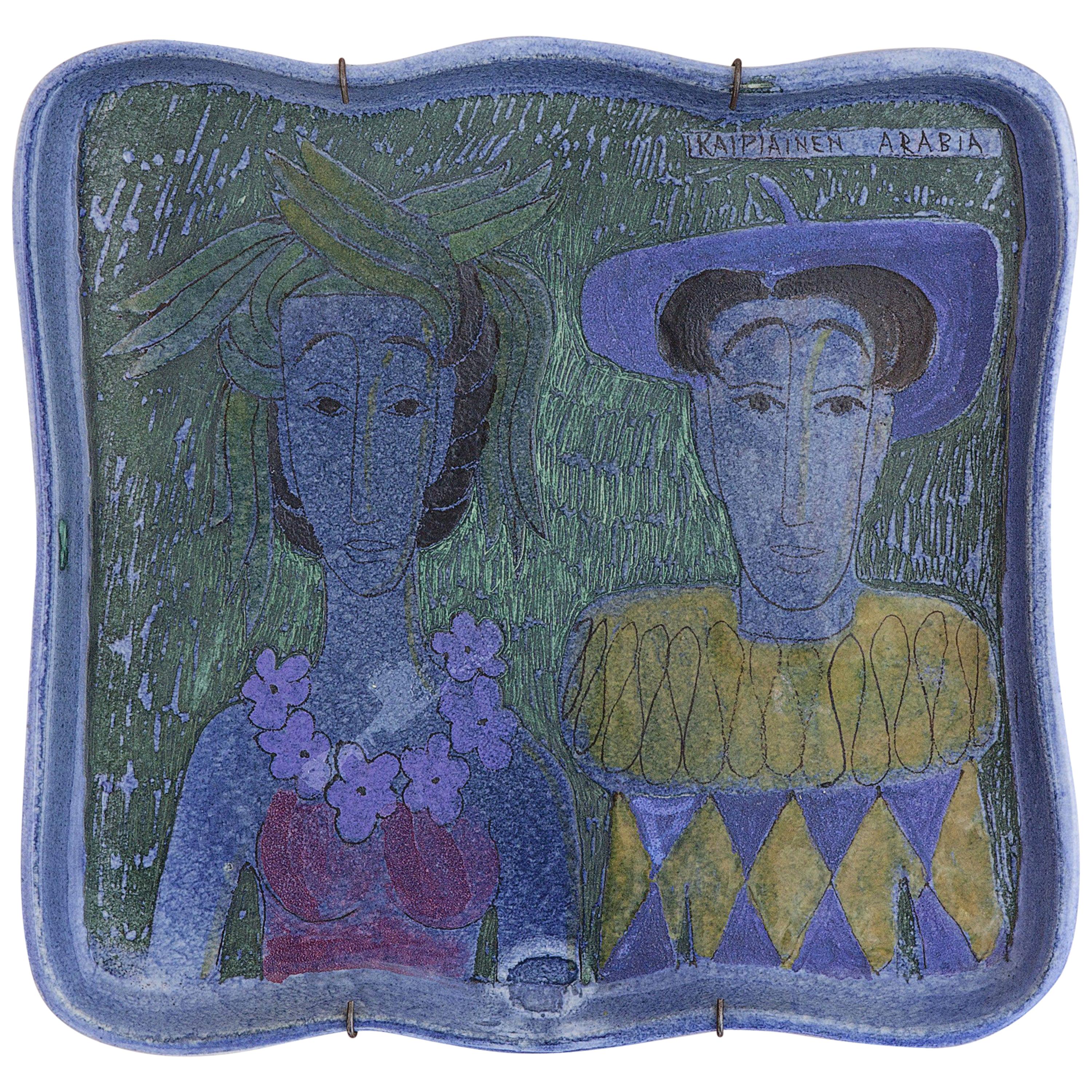 Vintage Birger Kaipiainen Ceramic Hanging Platter