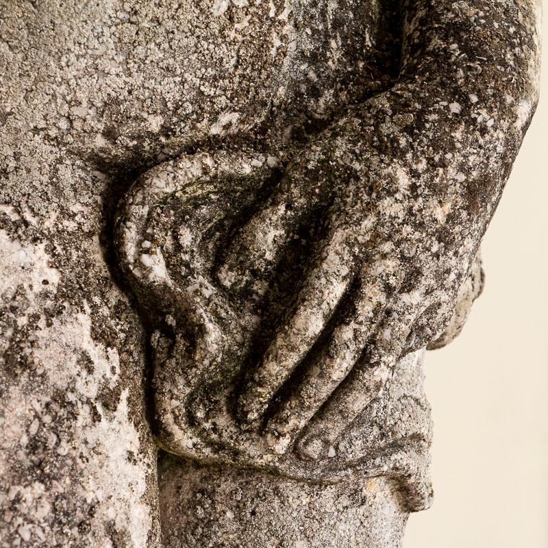 20th Century Vintage Birth of Venus Cement Garden Statue from France