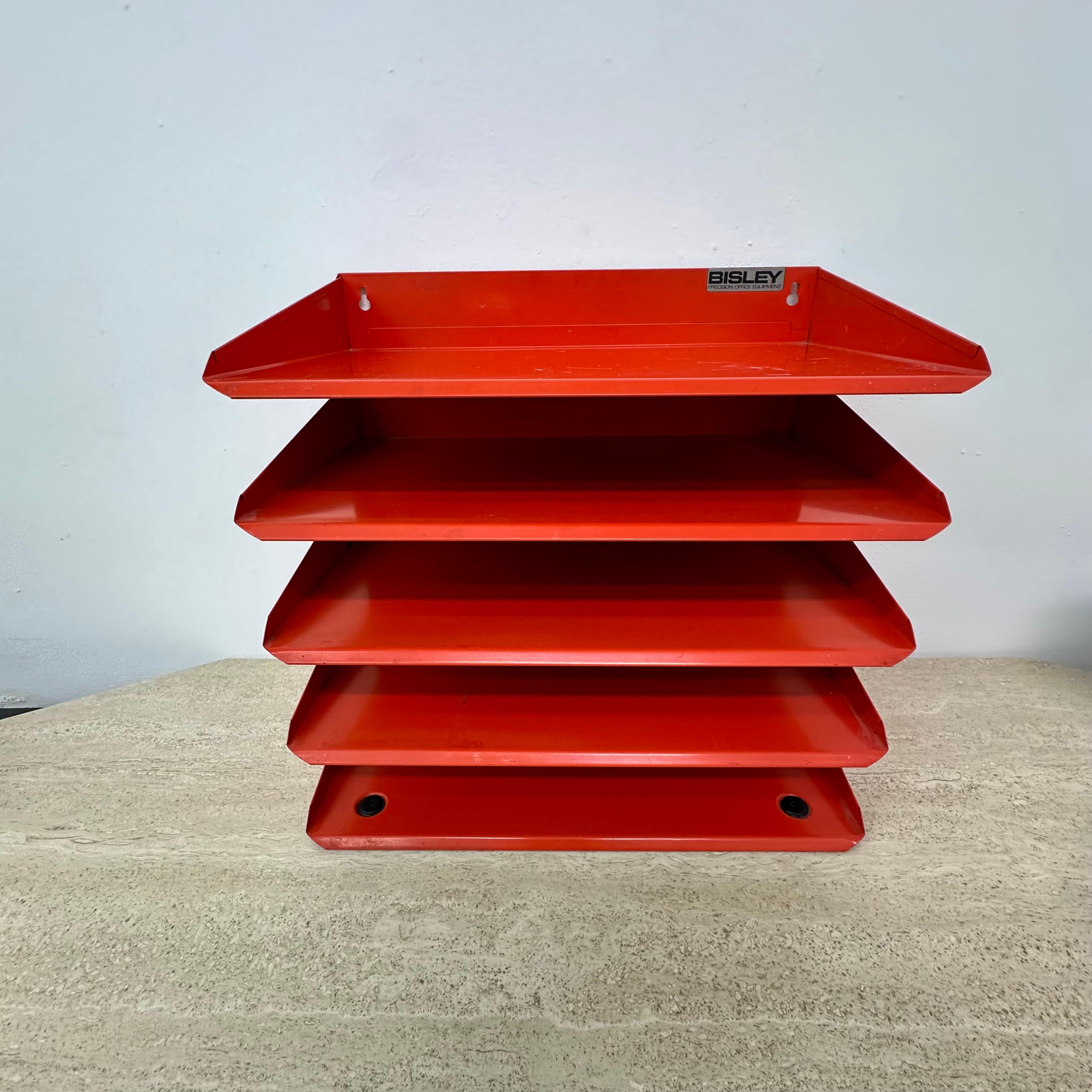 Vintage Bisley desk organizer , 1970s 1