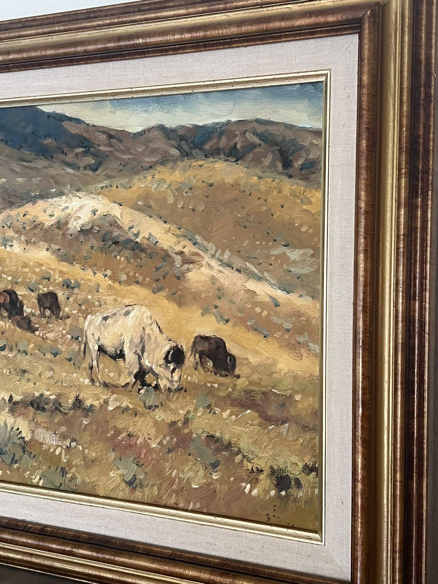 Vintage Bison Landscape by Sheryl Bodily 1