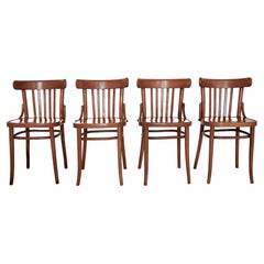 Silla Vintage Bistro Cafe "Coffee" de Michael Thonet, set de 4