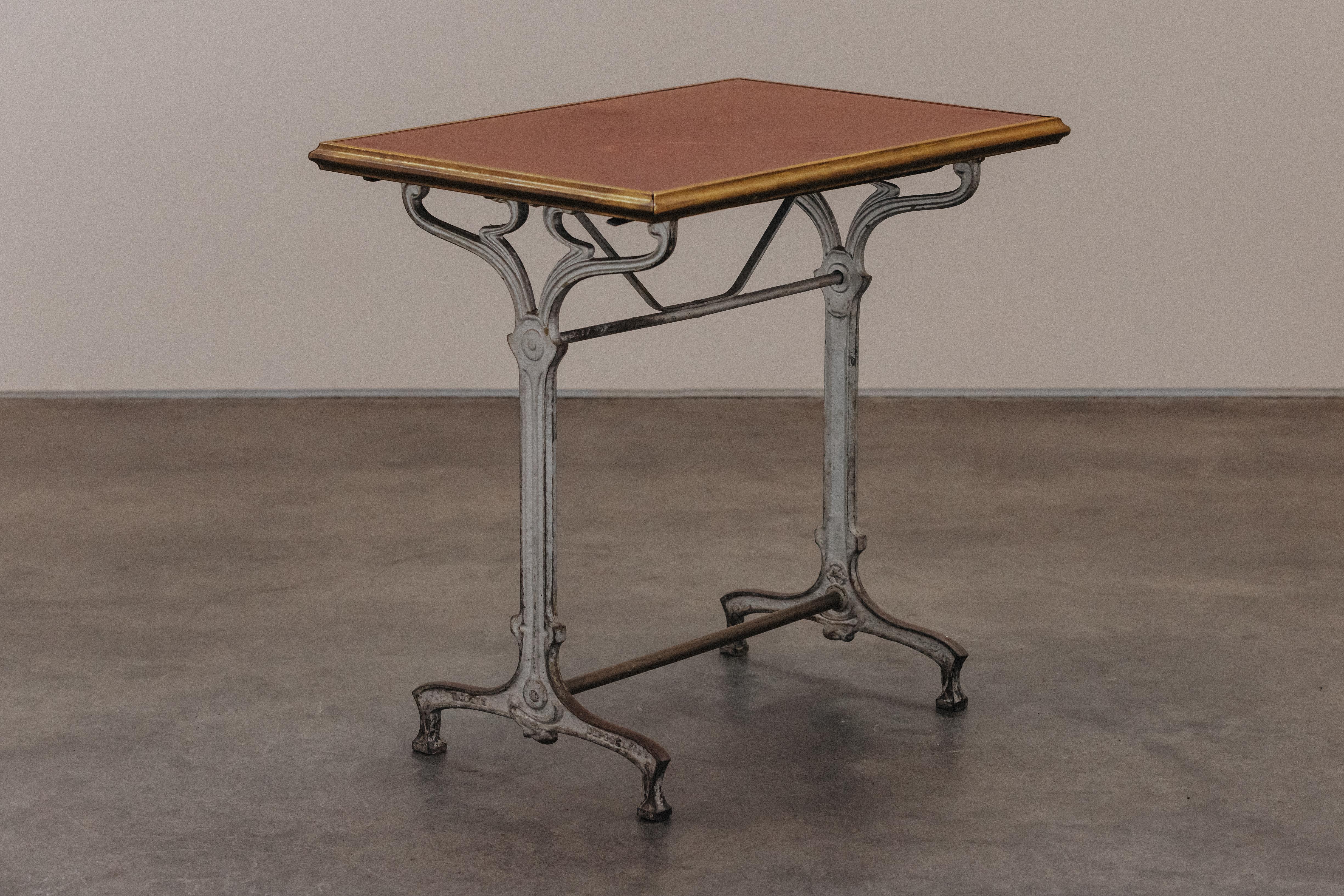 European Vintage Bistro Table From France, Circa 1950 For Sale