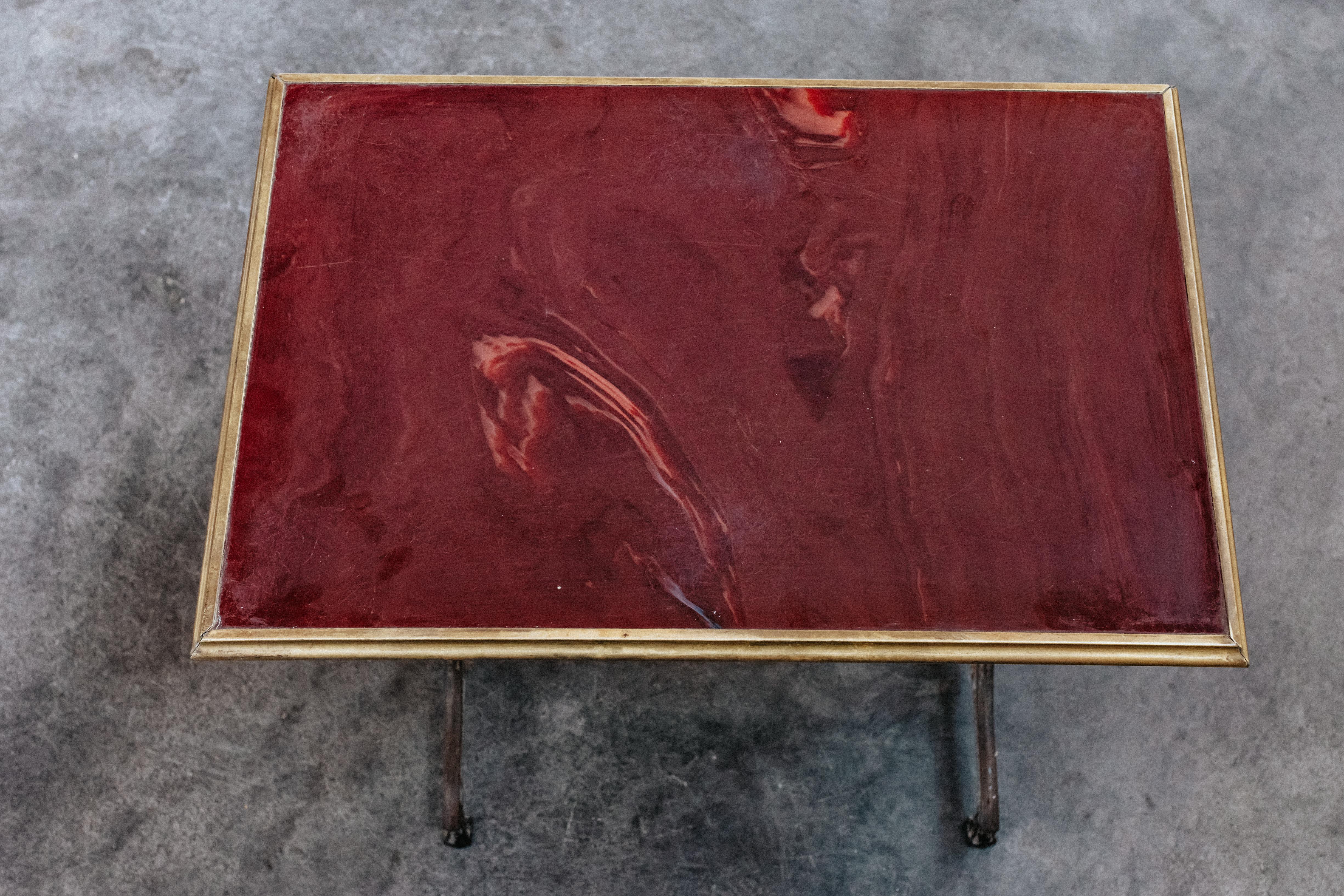Vintage Bistro Table From France, Circa 1950 For Sale 1