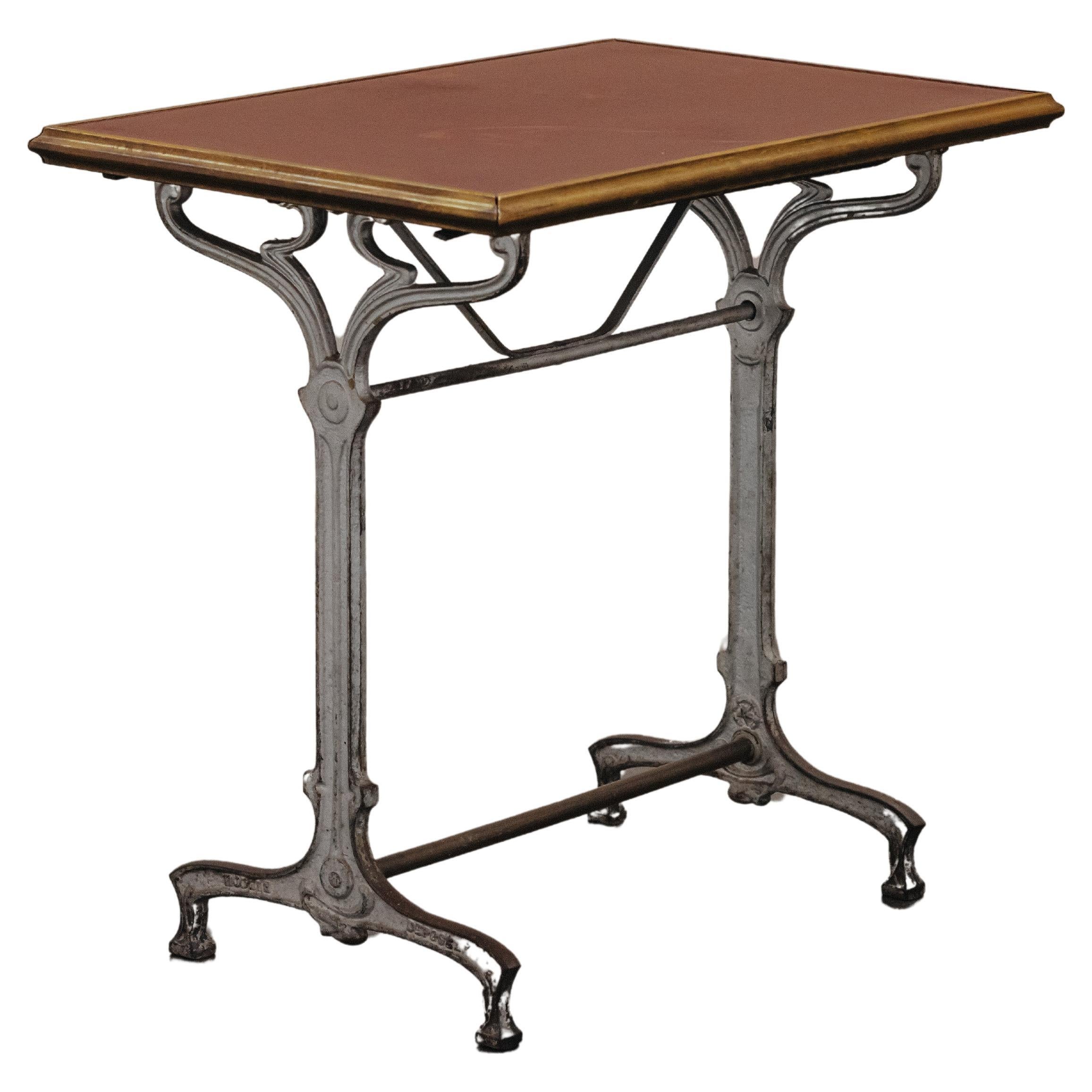 Vintage Bistro Table From France, Circa 1950