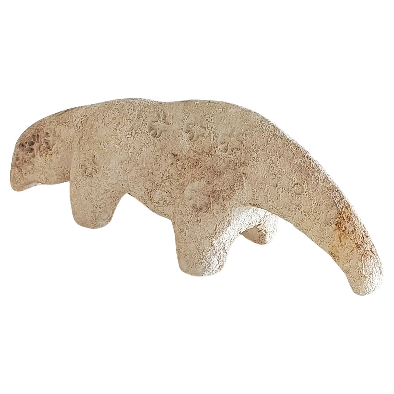 Bitossi von Aldo Londi Scavo Decor Anteater-Skulptur, Italien 1960er Jahre (Handgefertigt) im Angebot