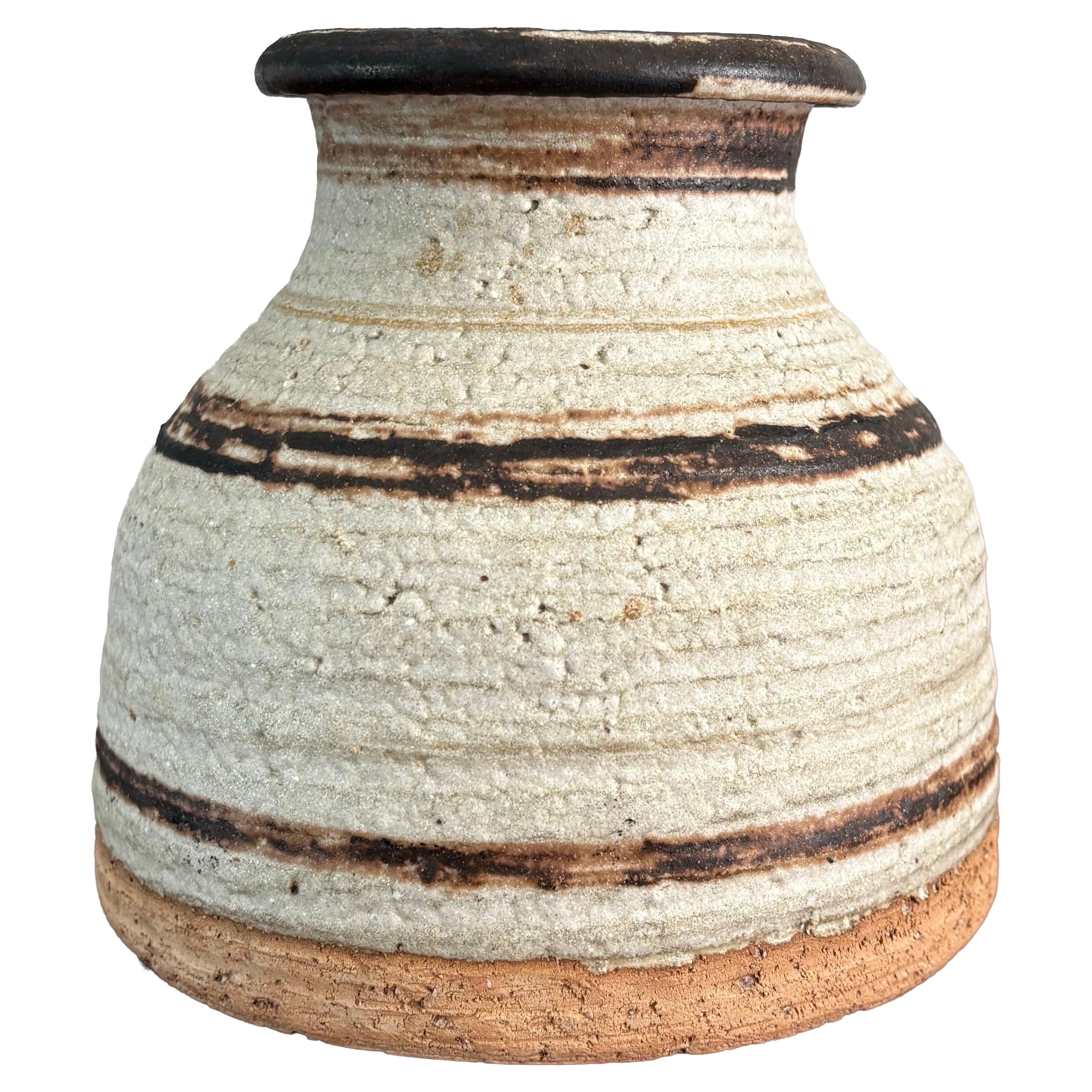 Vintage Bitossi for Rosenthal Textured Ceramic Vase, Italy, 1960s