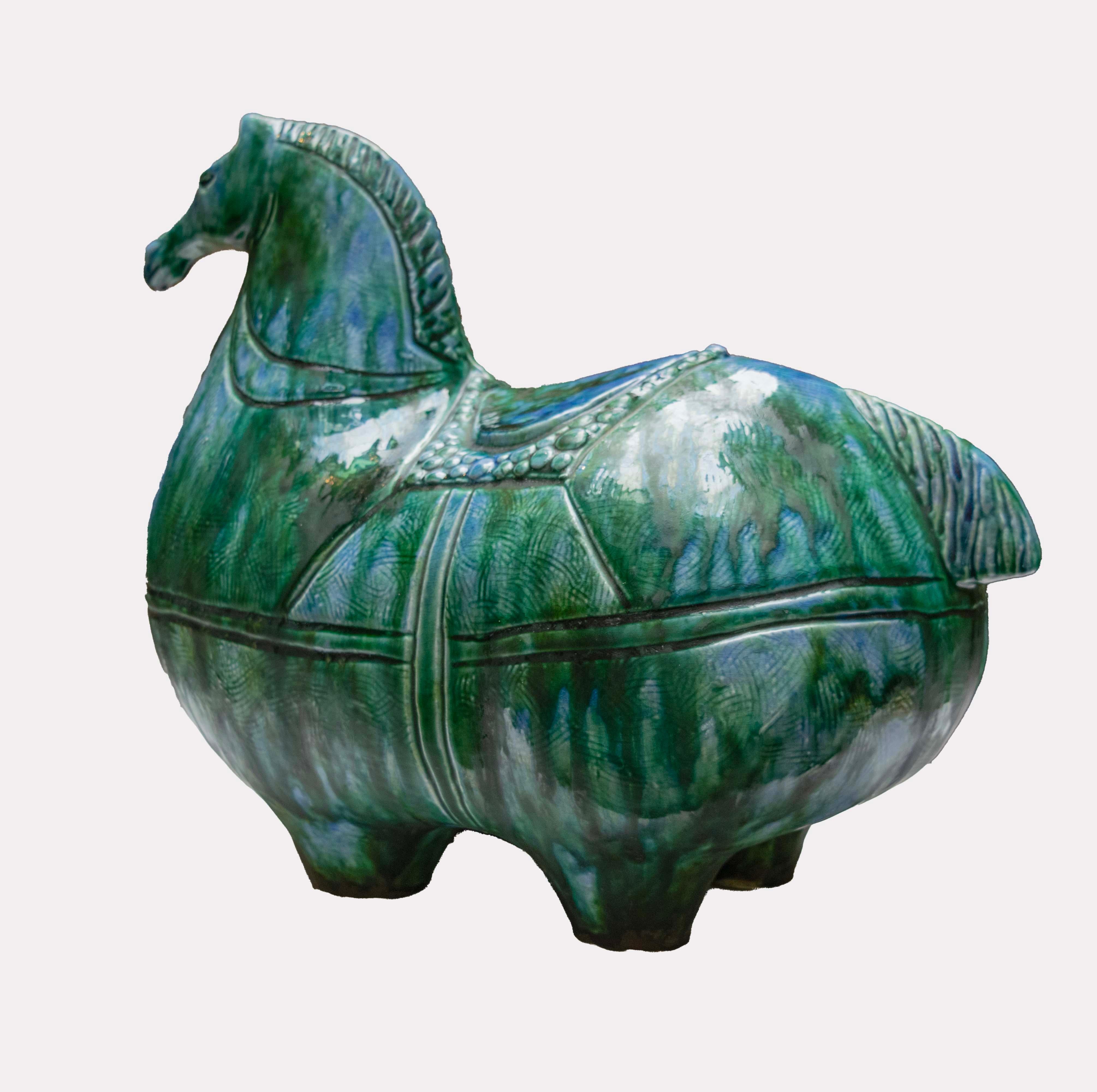 Vintage Bitossi-Style Ceramic Horse 2