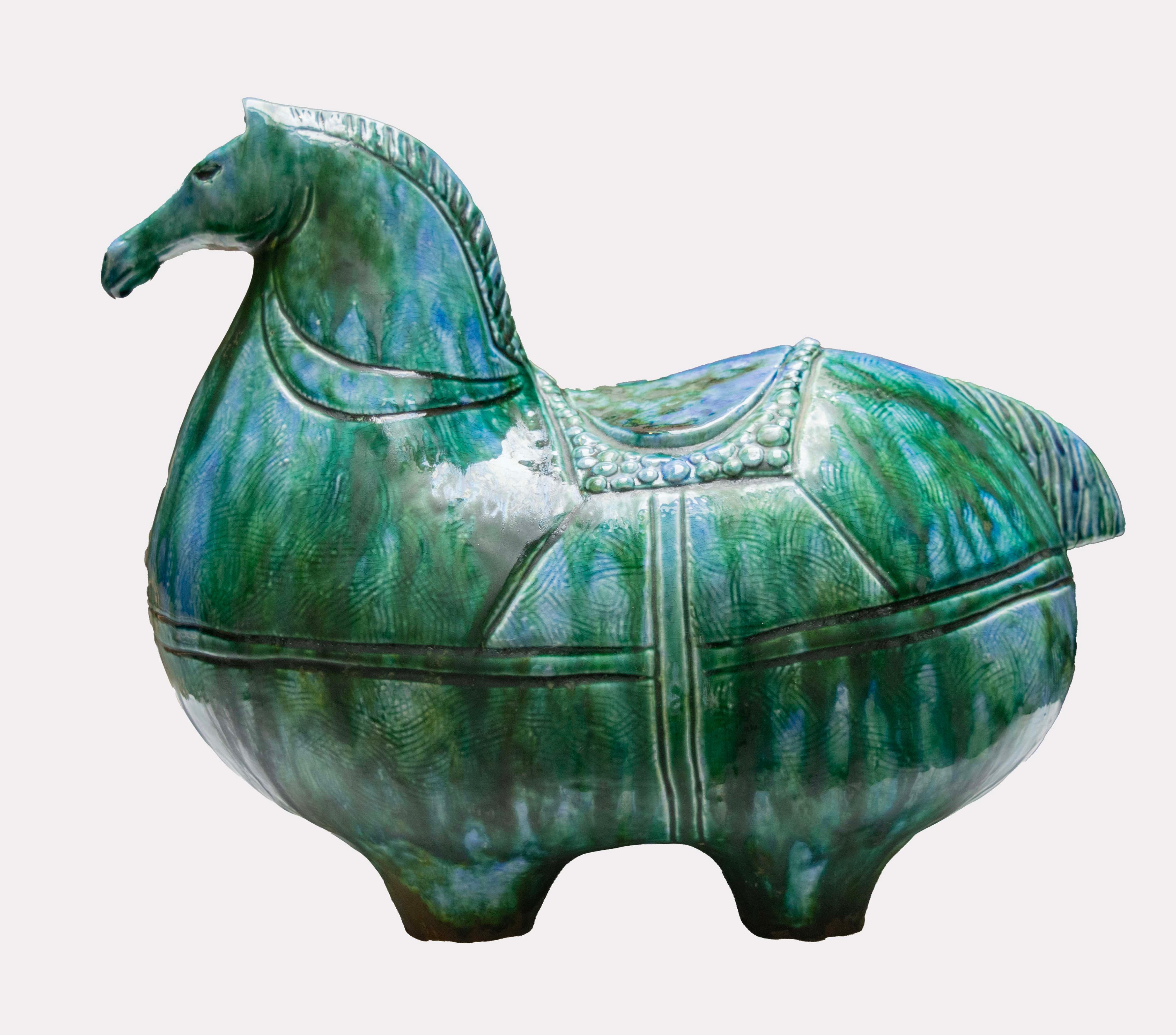 Vintage Bitossi-Style Ceramic Horse 3