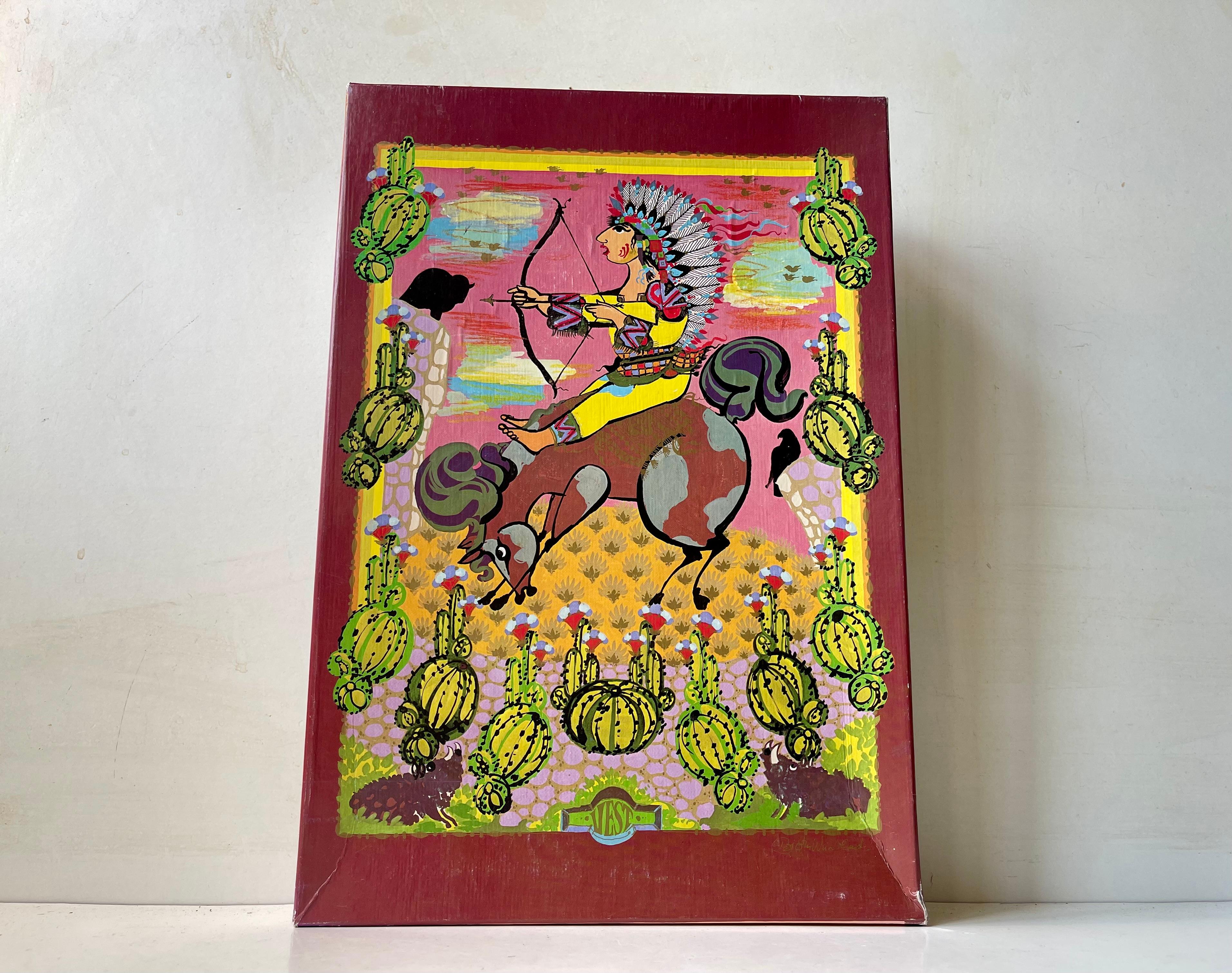 Mid-Century Modern Puzzle indien Bjorn Wiinblad pour Irma Denmark, 1970 en vente