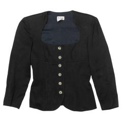 Vintage Black Alaia Jacket Size FR 40