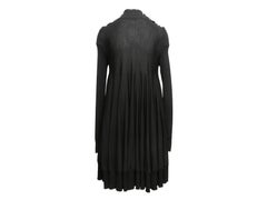 Vintage Black Alexander McQueen Lightweight Wool Dress Size US L