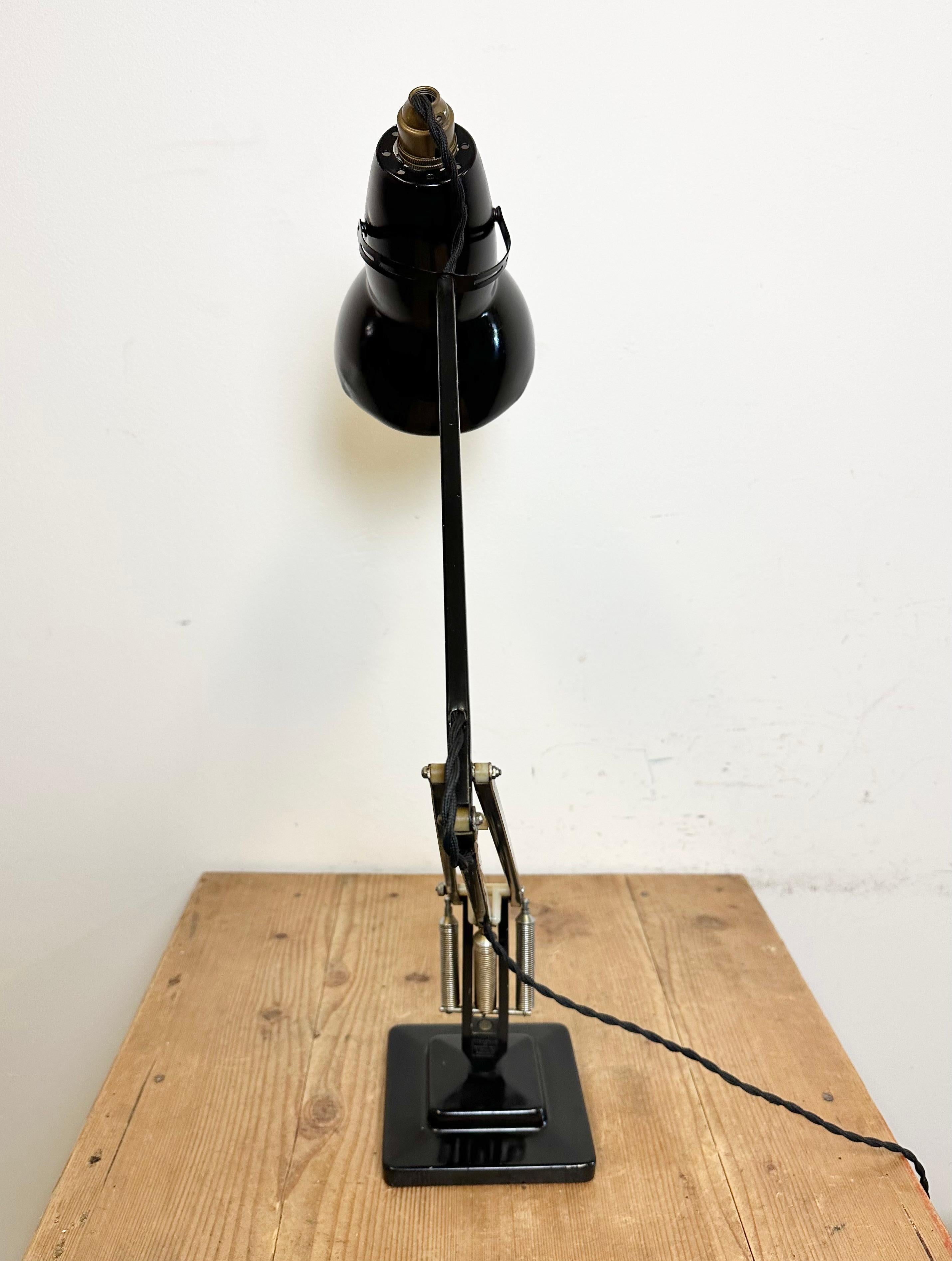 Vintage Black Anglepoise Table Lamp from Herbert Terry & Sons, 1950s 3