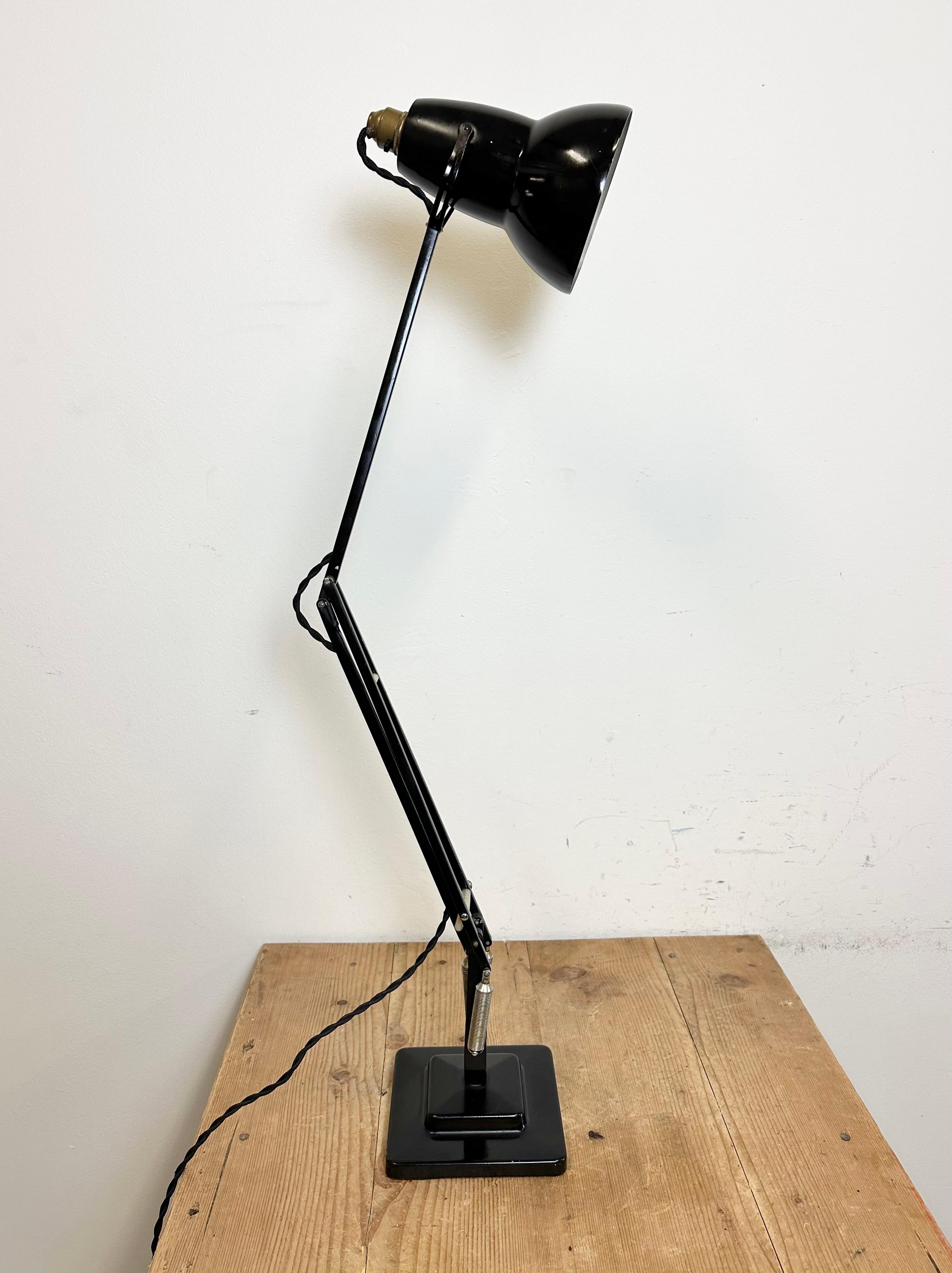 Vintage Black Anglepoise Table Lamp from Herbert Terry & Sons, 1950s 9