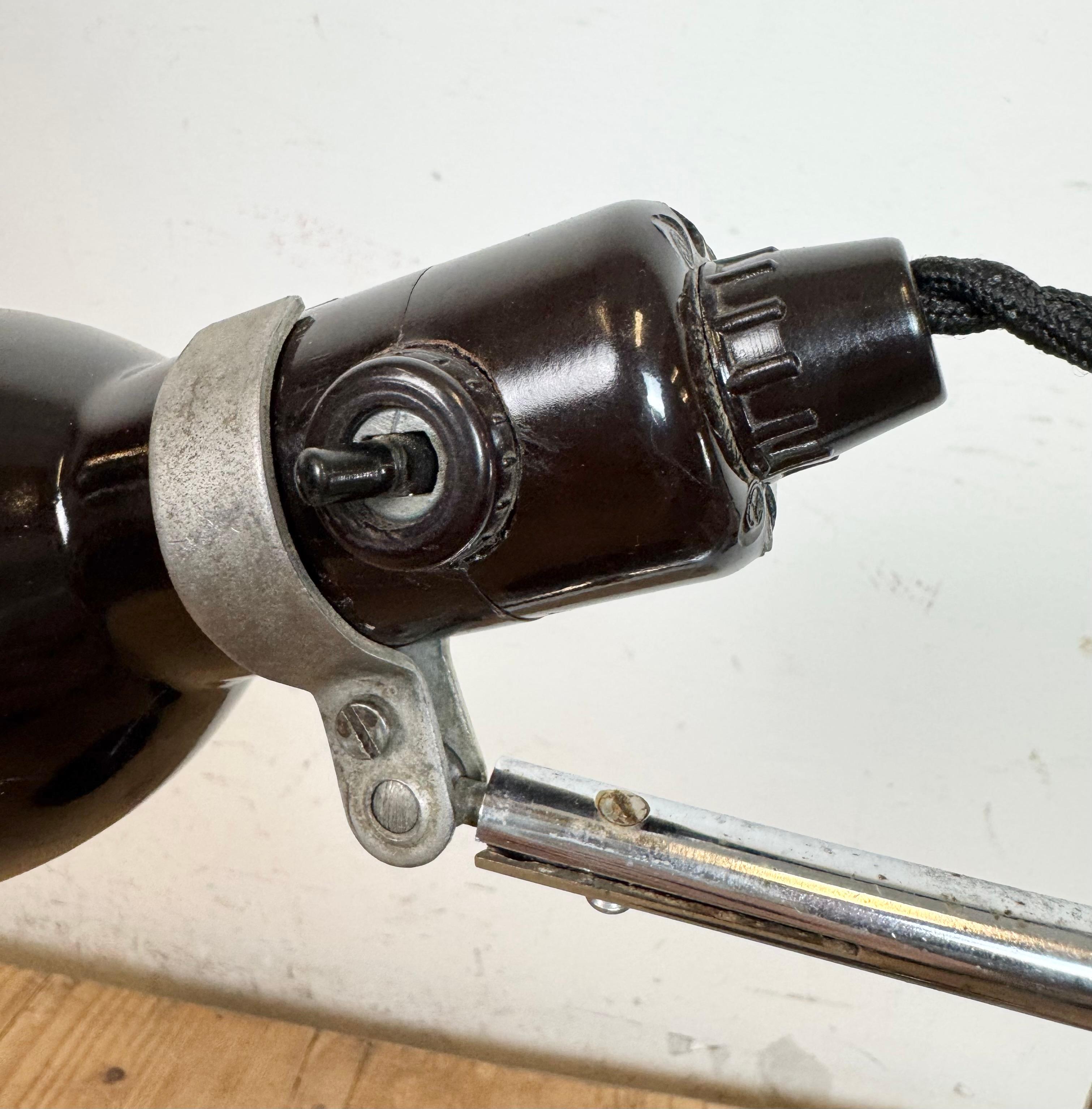 Lampe à poser vintage en bakélite noire, 1970 en vente 4