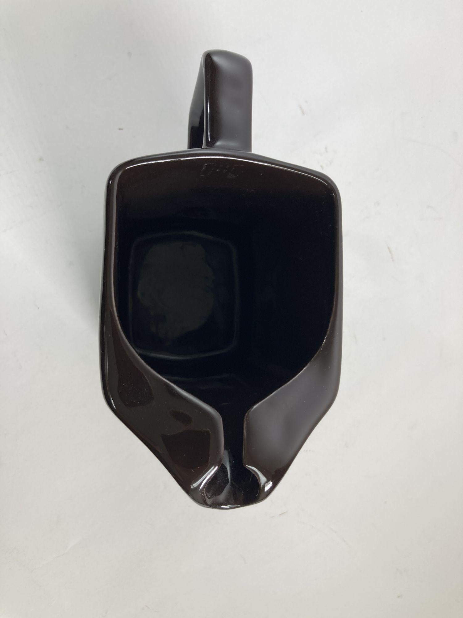 Schwarzer Vintage-Wasserkrug aus Barzubehör für Ballantine, 1980er Jahre im Zustand „Gut“ im Angebot in North Hollywood, CA