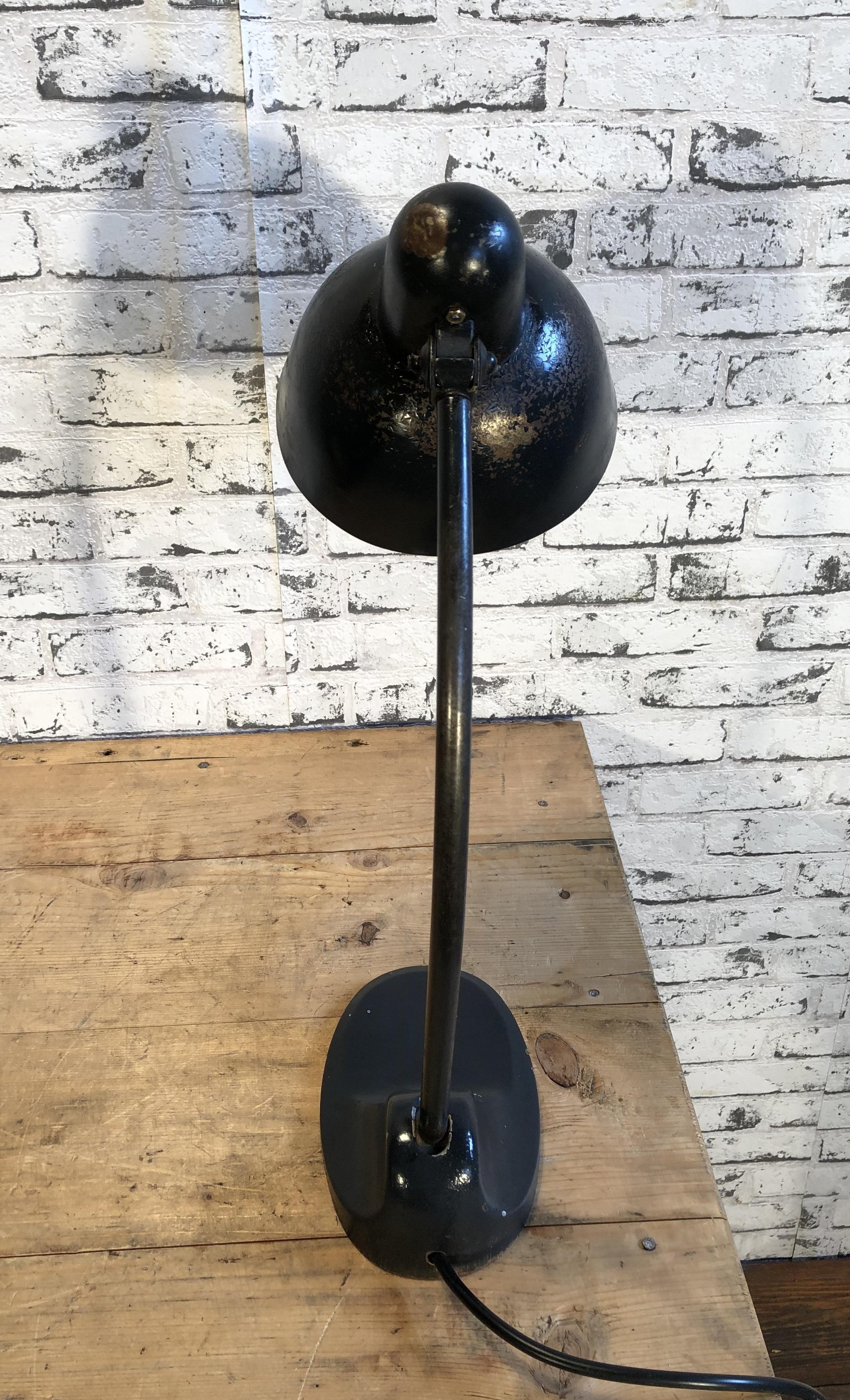 vintage black desk lamp